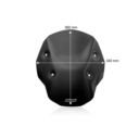 Szyba WRS ENDURO BMW R1300GS dark smoke