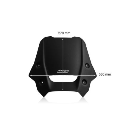 Szyba WRS SPORT HONDA NX 500/400 black matt