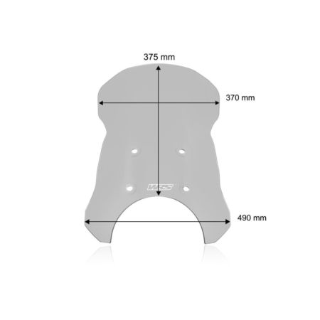 Szyba WRS CAPONORD ROYAL ENFIELD 450 smoke
