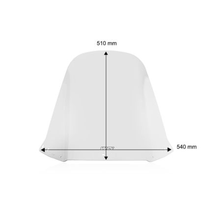 Szyba motocyklowa WRS STANDARD HONDA CN250 clear