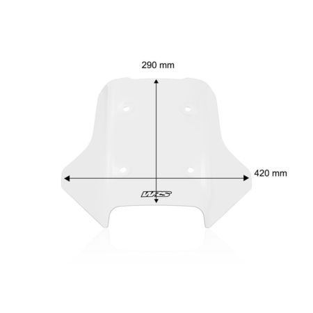 Szyba motocyklowa WRS SPORT CFMOTO MT450 clear