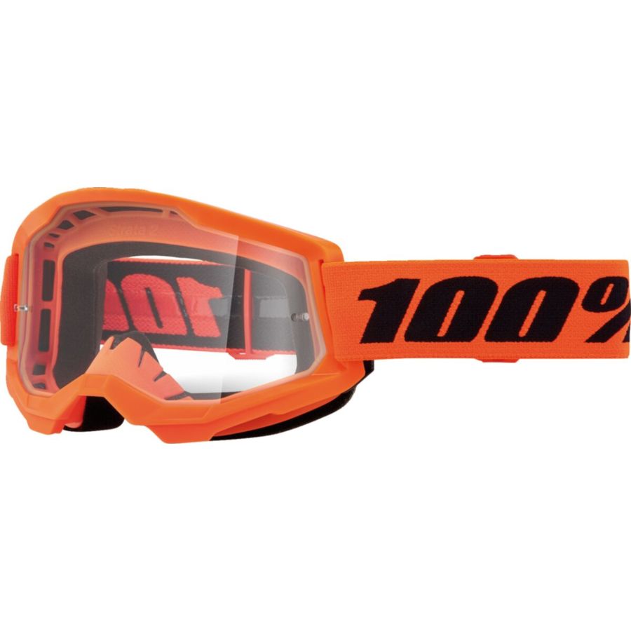 Gogle 100% STRATA 2 JR neon org clr