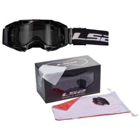Gogle LS2 aura enduro czarne PINLOCK