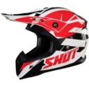 Kask SHOT pulse revenge wh/rd/blk glossy L