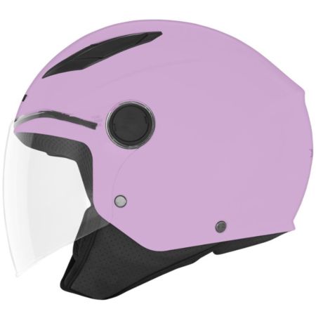 Kask otwarty NOX jet N710 dziecięcy różowy M