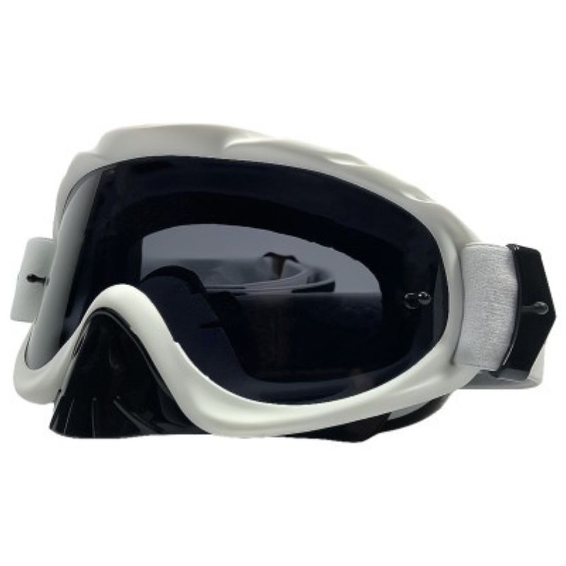 Gogle RIP N ROLL hybrid matt white tear off