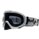 Gogle RIP N ROLL hybrid matt white tear off