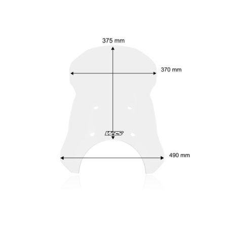 Szyba WRS CAPONORD ROYAL ENFIELD 450 clear