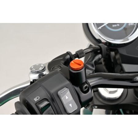 Zaślepka lusterka prawa DAYTONA orange