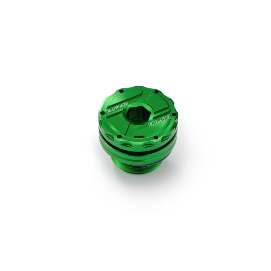 Korek wlewu oleju DAYTONA M20xP2.5 green