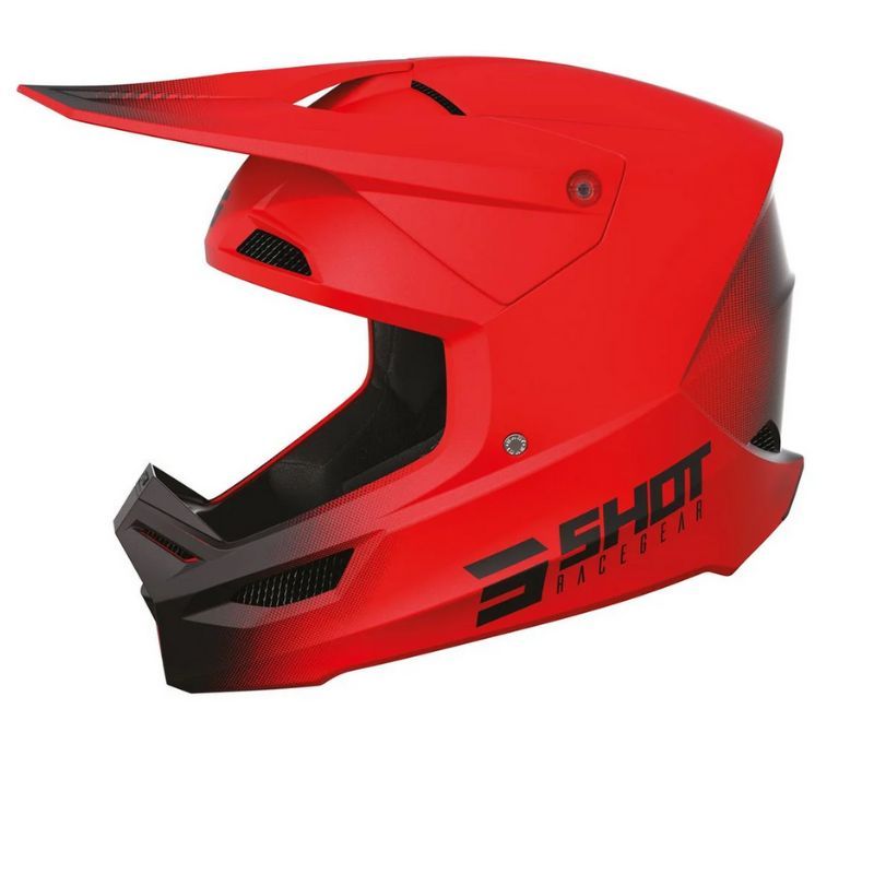 Kask SHOT RACE RAW RED MATT XS