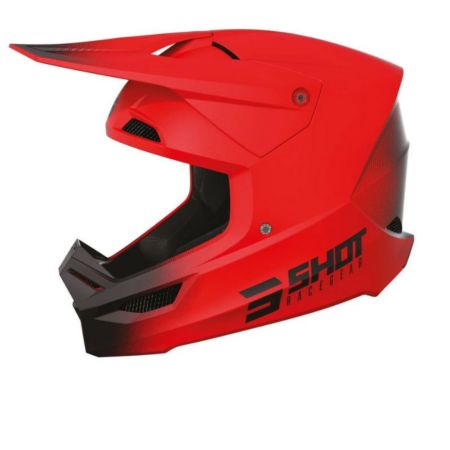 Kask SHOT RACE RAW RED MATT XS