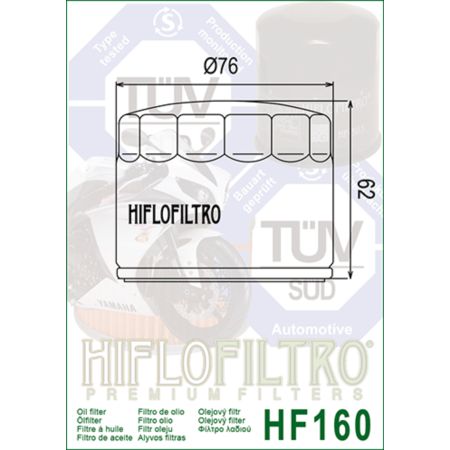 Filtr oleju HF160