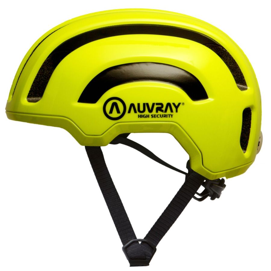 Kask rowerowy AUVRAY SAFE FLUO YELLOW S
