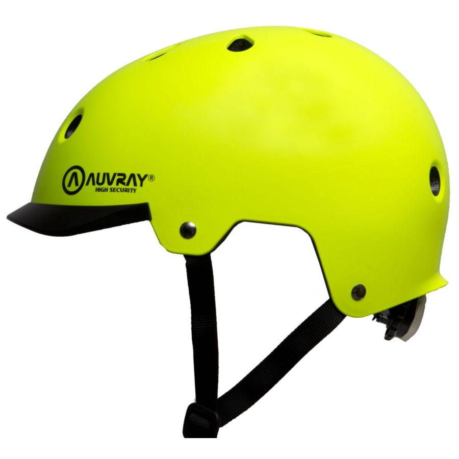 Kask rowerowy AUVRAY URBAN YELLOW FLUO L