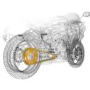 Zestaw napędowy REGINA ZRP DUCATI 848 N