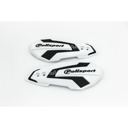 Owiewki handbarów POLISPORT MX FLOW white/black