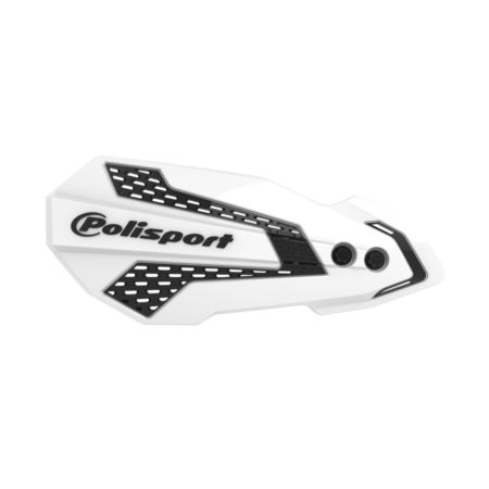 Handbary POLISPORT white/black KAWASAKI KX 250