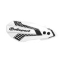 Handbary POLISPORT white/black KAWASAKI KX 250