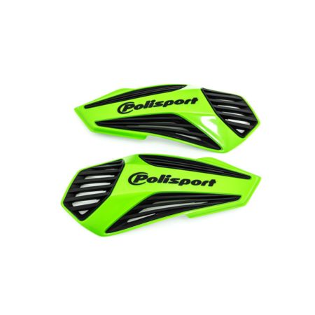 Owiewki handbarów POLISPORT MX AIR green/black