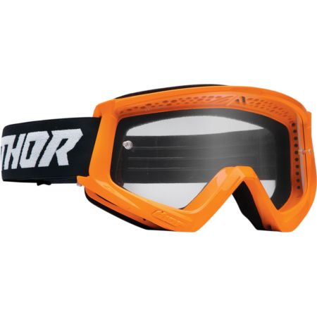 Gogle THOR combat racer fl or/bk