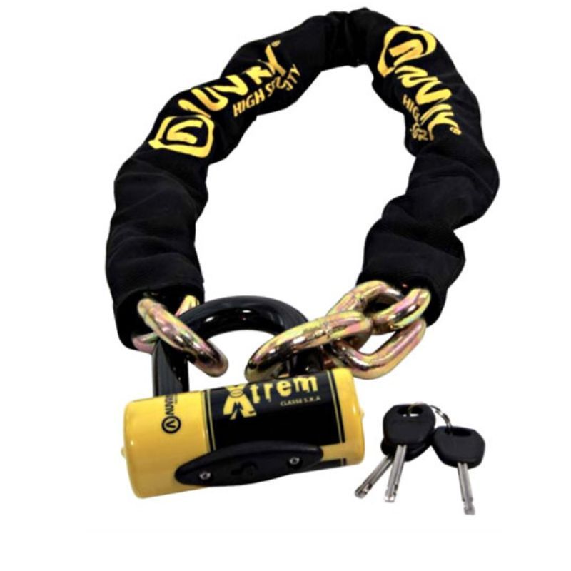 Zestaw łańcuch z kłódką AUVRAY XTREME MINI 170 CM