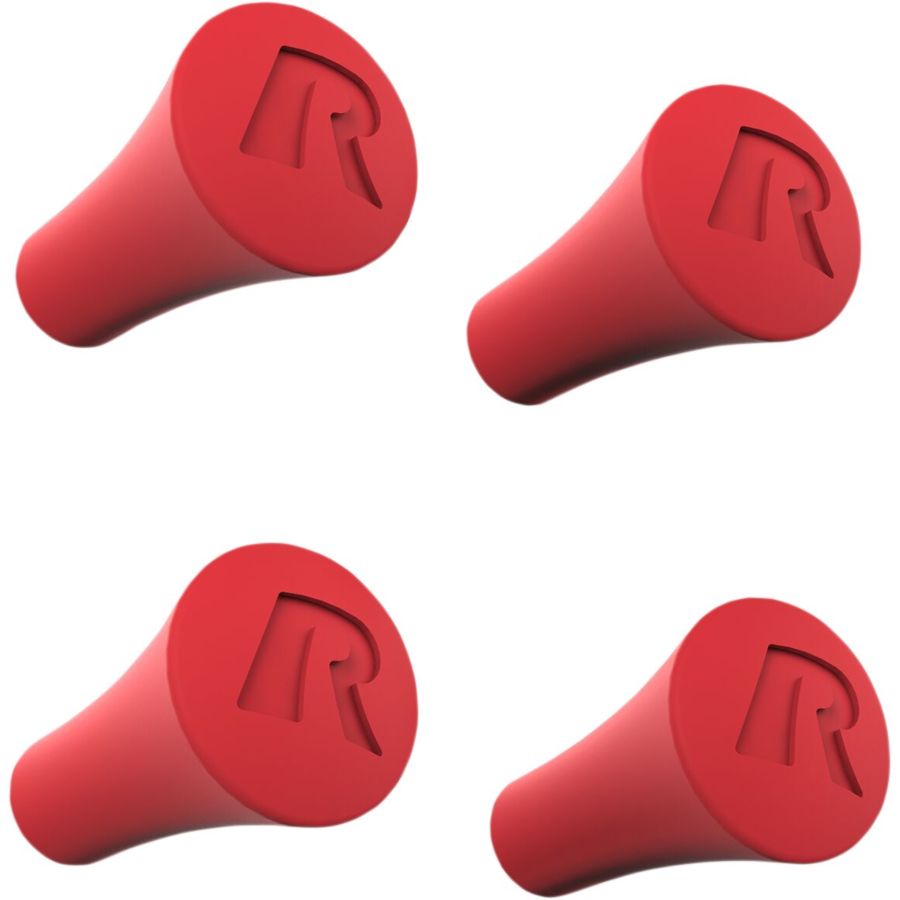 Czerwone nakładki na słupki x-grip