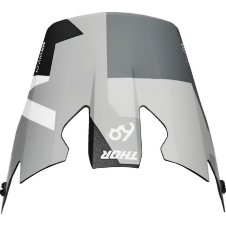 Daszek kasku THOR REFLEX SPORT GY/WH szary