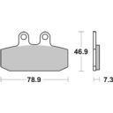 Klocki hamulcowe 108HF SBS Street Ceramic Organic