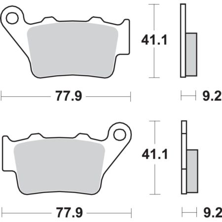 Klocki hamulcowe KH208 SBS street ceramic