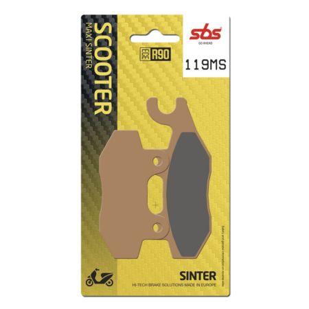 Klocki hamulcowe SBS KH197 sinter złote