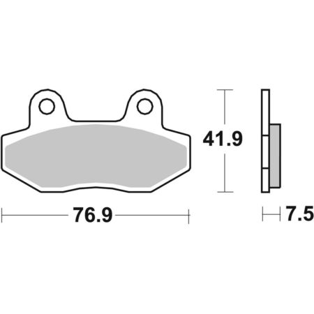 Klocki hamulcowe KH86 SBS street ceramic