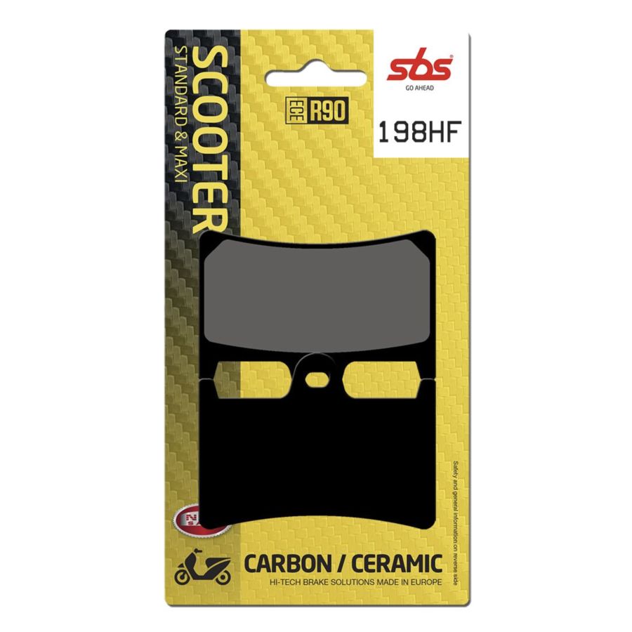 Klocki hamulcowe 198HF SBS Street Ceramic Organic