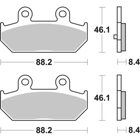 Klocki hamulcowe SBS SCOOTER CERAMIC MALAGUTI GT