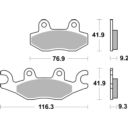 Klocki hamulcowe SBS SCOOTER SYM EURO-MX 125