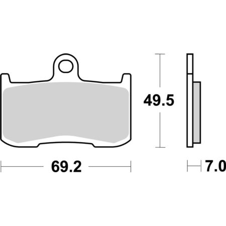 Klocki hamulcowe SBS AMERICAN V-TWIN FANTIC XEF125