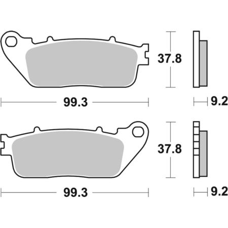 Klocki hamulcowe SBS STREET HONDA CB 600