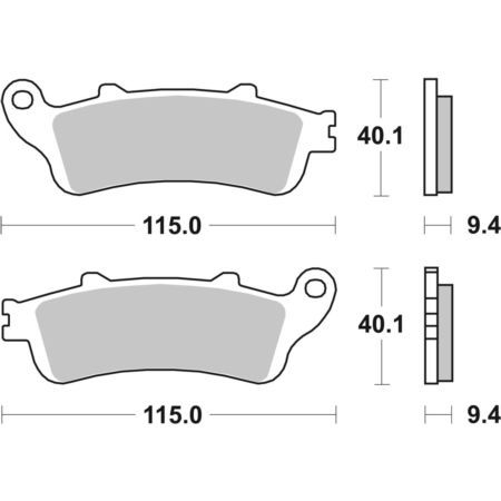 Klocki hamulcowe SBS SCOOTER HUSQVARNA TC 85