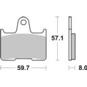 Klocki hamulcowe SBS AMERICAN V-TWIN YAMAHA EJE