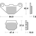 Klocki hamulcowe SBS SCOOTER DAELIM ALTINO 125