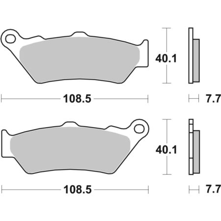 Klocki hamulcowe SBS AMERICAN V-TWIN YAMAHA BT