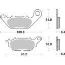 Klocki hamulcowe SBS SCOOTER GARELLI FLEXI 50