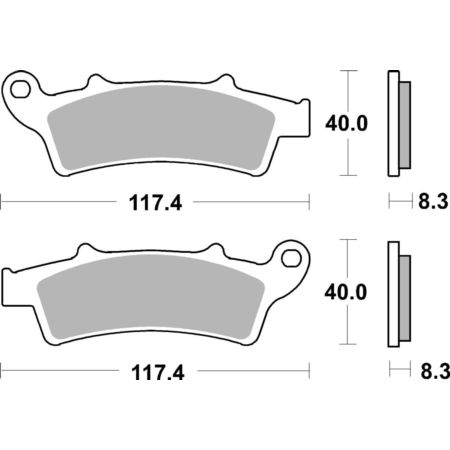 Klocki hamulcowe SBS SCOOTER APRILIA AMICO 50