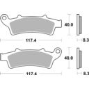 Klocki hamulcowe SBS SCOOTER APRILIA AMICO 50