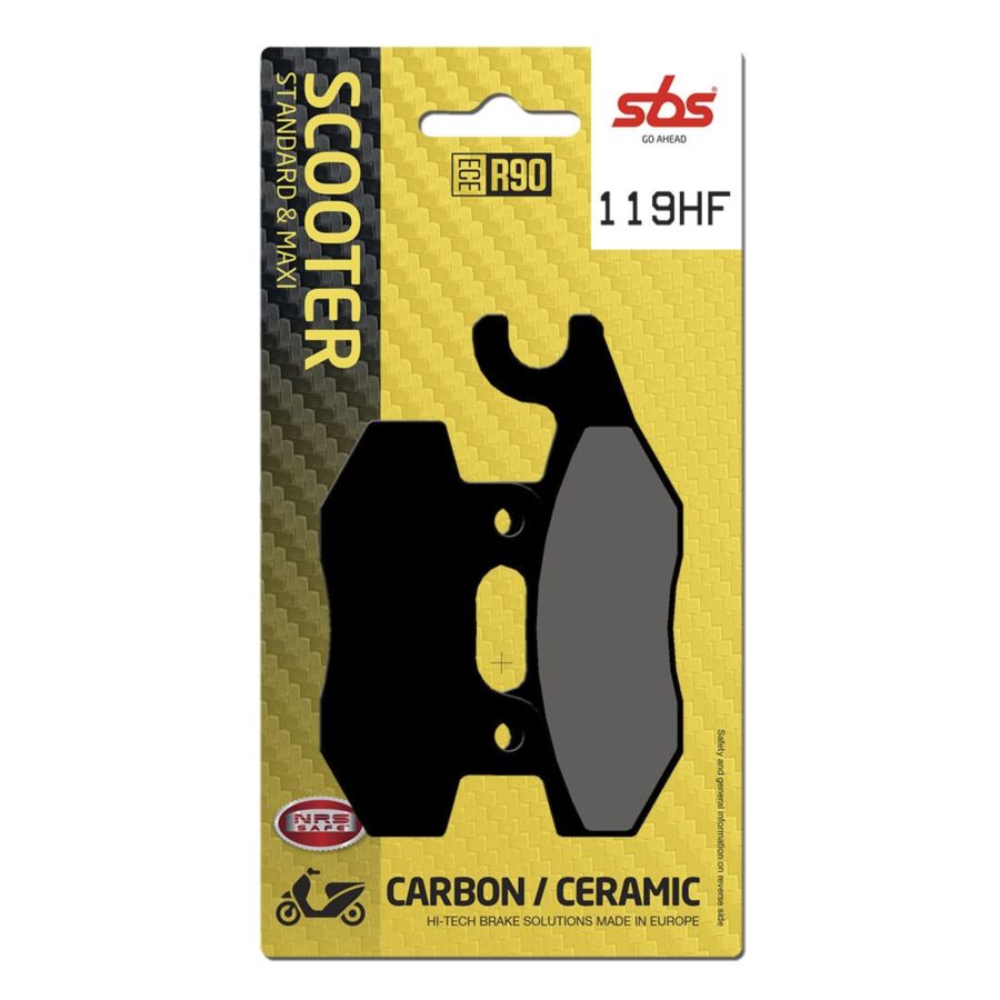 Klocki hamulcowe SBS SCOOTER ADLY SILVER FOX 50