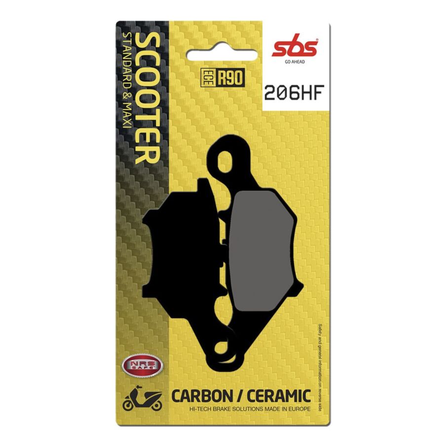 Klocki hamulcowe SBS SCOOTER DERBI SENDA 125