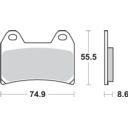 Klocki hamulcowe SBS STREET FANTIC XE 125