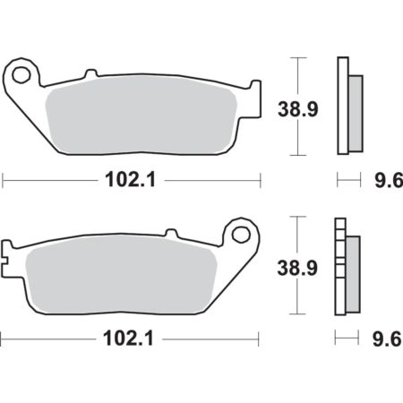 Klocki hamulcowe SBS STREET EXCEL APRILIA MX 125