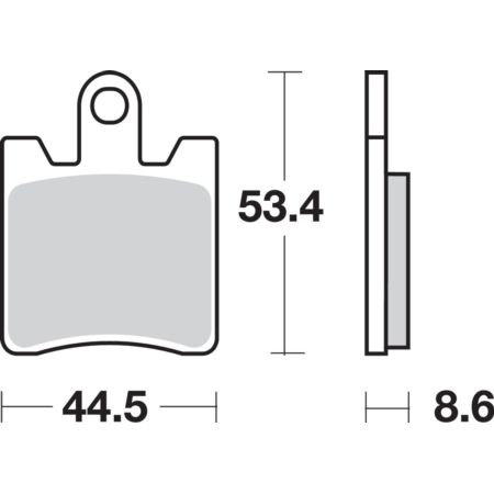 Klocki hamulcowe SBS STREET EXCEL HONDA VT 750