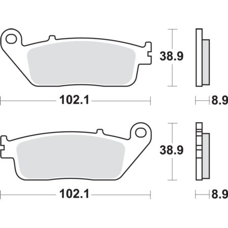 Klocki hamulcowe SBS SCOOTER APRILIA SX 50